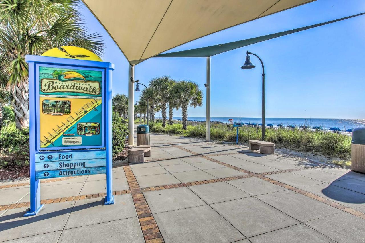 Beachfront Family Condo With View And Pool Access Myrtle Beach Exterior photo